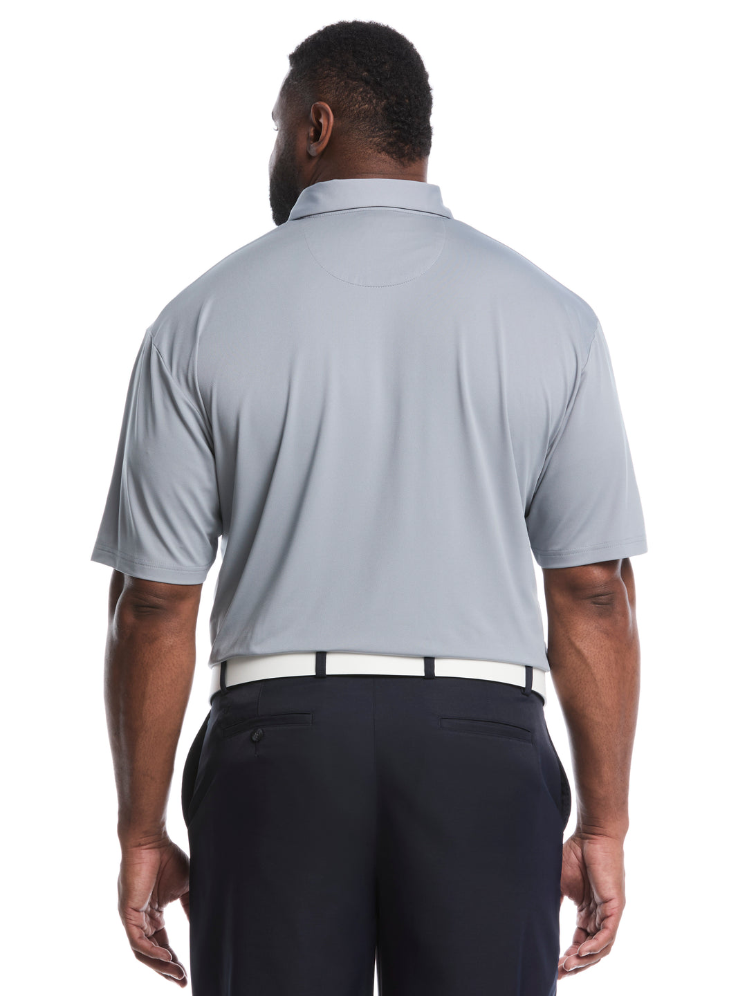 Big & Tall Micro Hex Golf Polo (Tradewinds) 