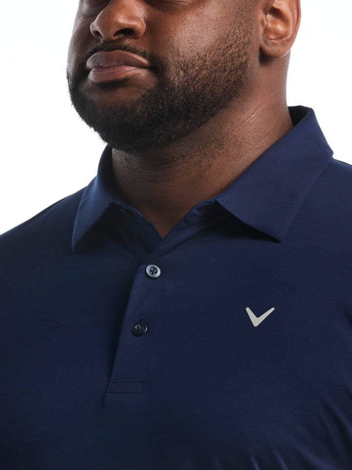 Big & Tall Micro Hex Polo-Polos-Callaway