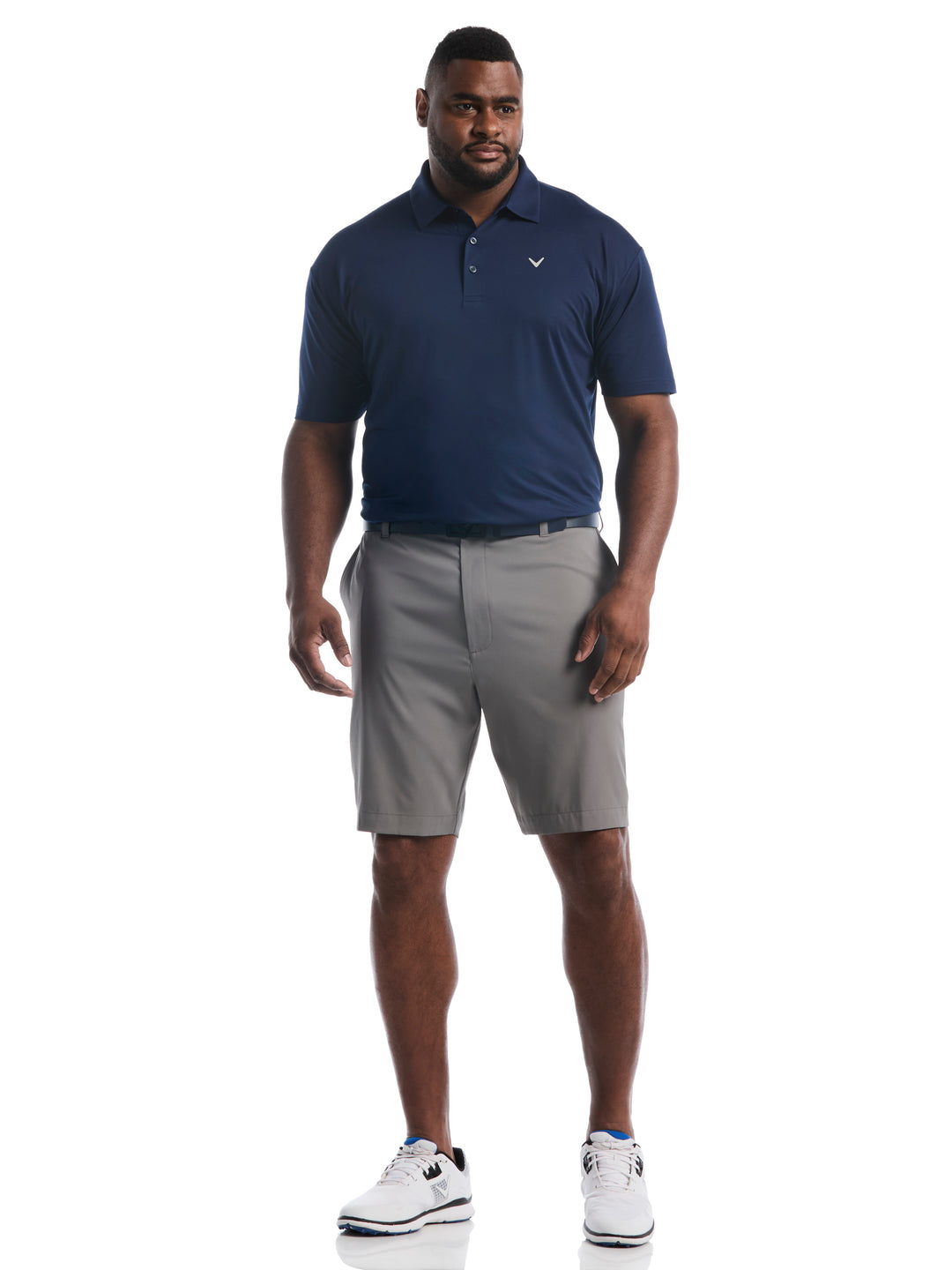 Big & Tall Micro Hex Polo-Polos-Callaway