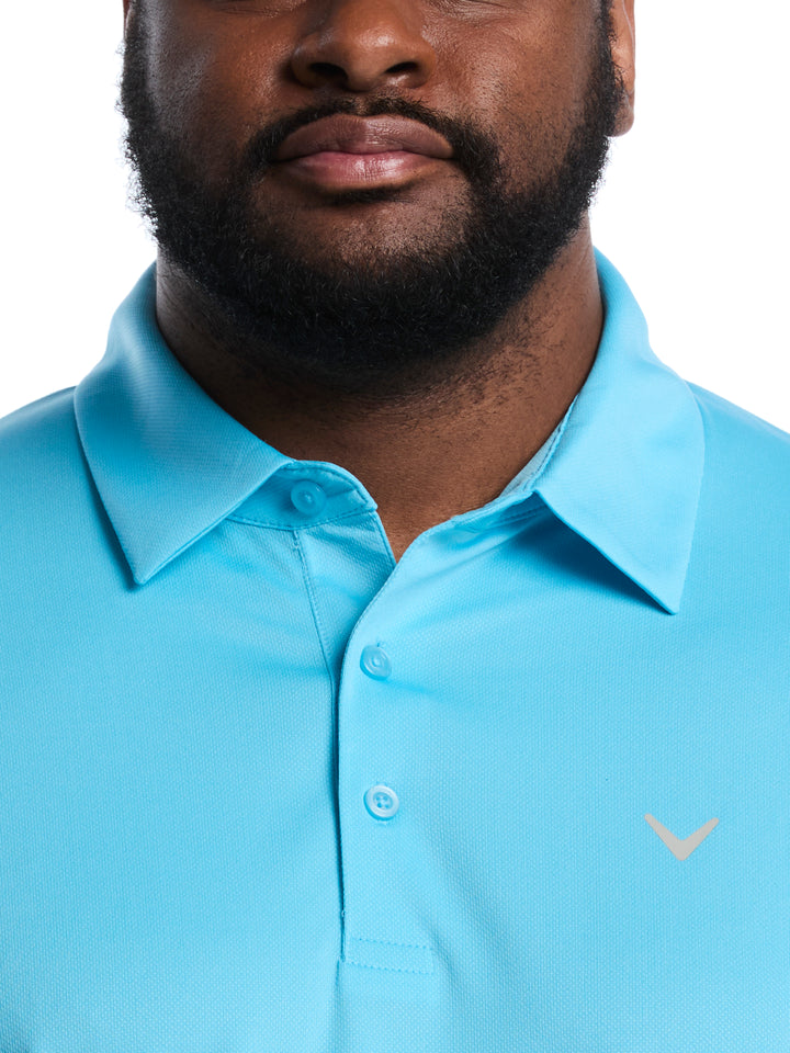Big & Tall Micro Hex Polo-Polos-Callaway