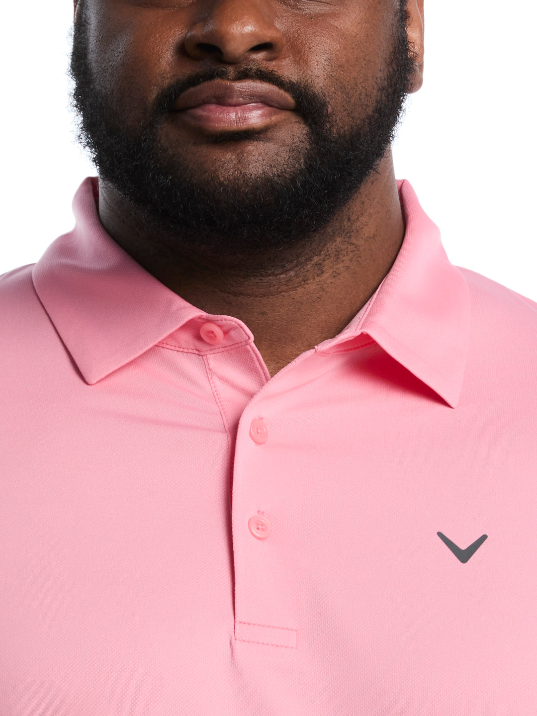 Big & Tall Micro Hex Polo-Polos-Callaway