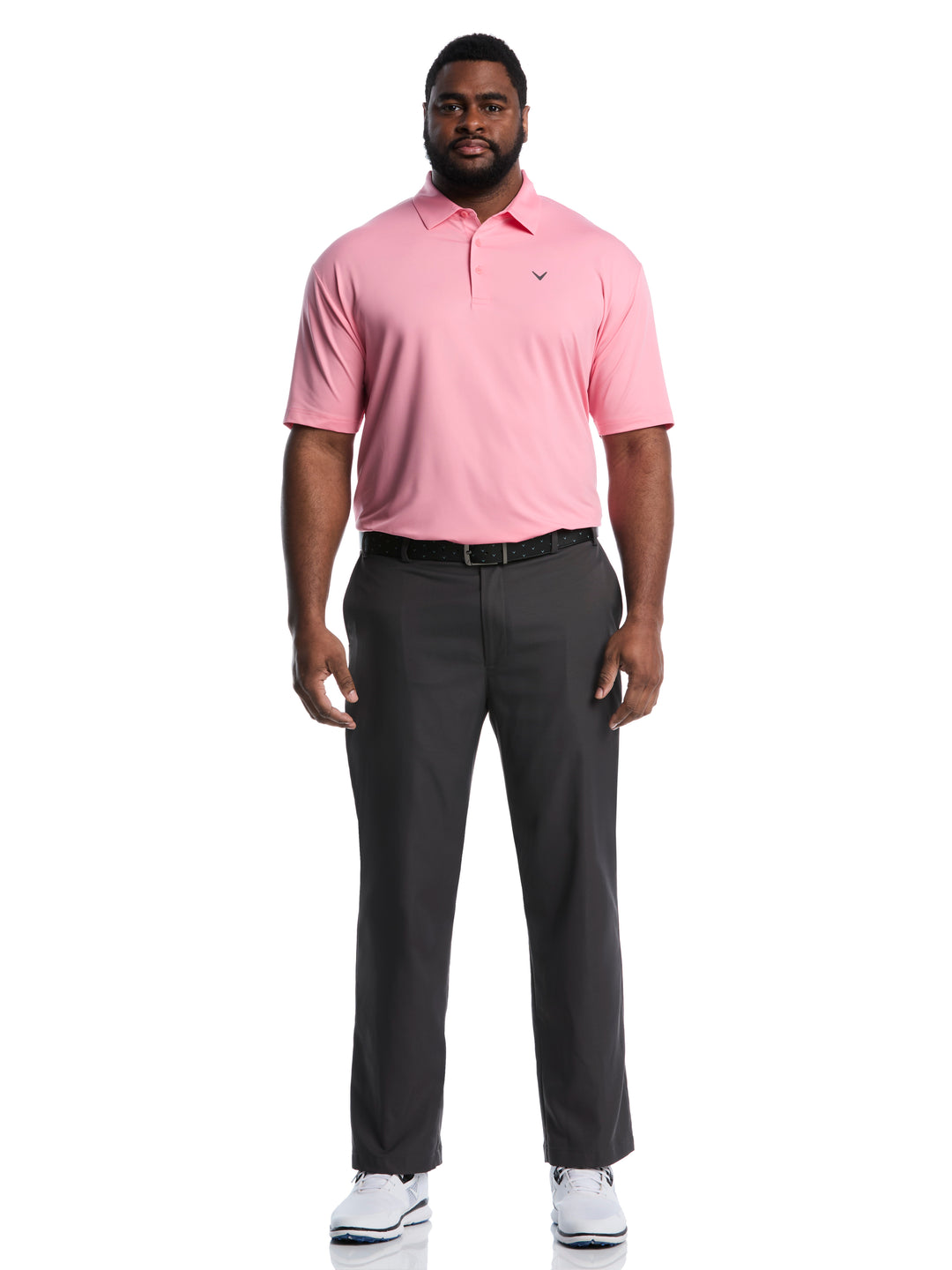 Big & Tall Micro Hex Polo-Polos-Callaway