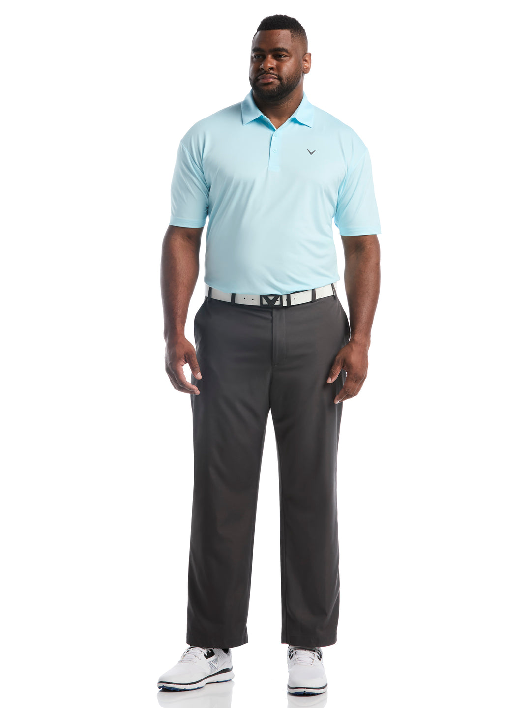 Big & Tall Micro Hex Polo-Polos-Callaway