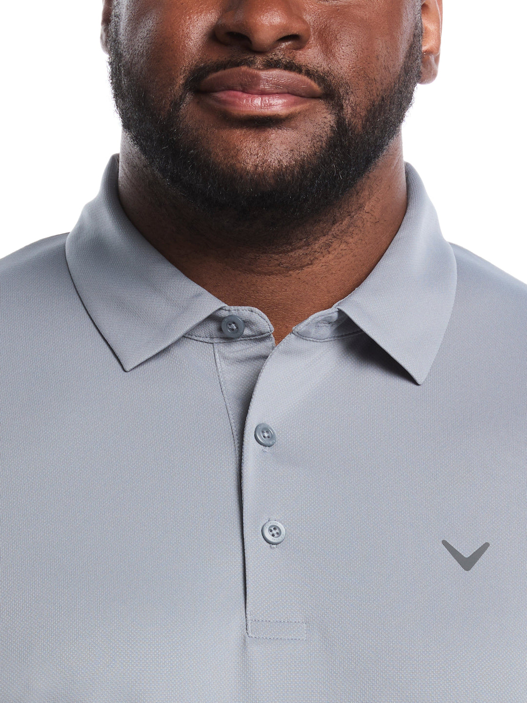 Big & Tall Micro Hex Golf Polo (Tradewinds) 