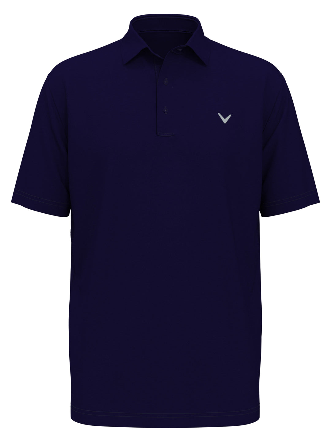 Big & Tall Micro Hex Solid Golf Polo-Polos-Navy-1X-Callaway