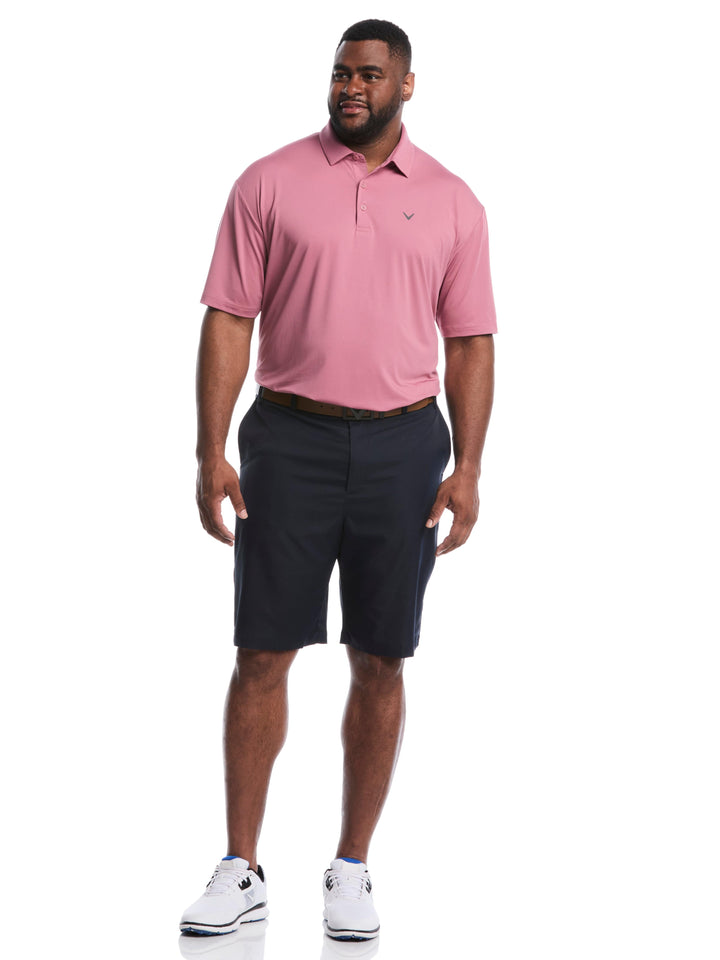 Big & Tall Micro Hex Solid Golf Polo | Callaway Apparel