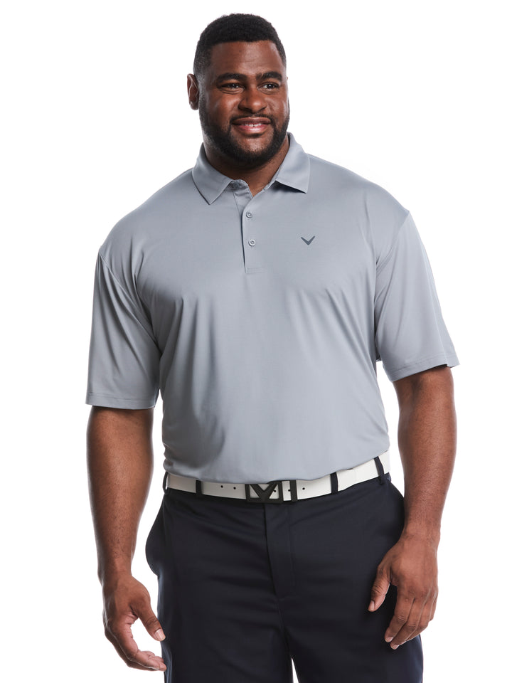 Big & Tall Micro Hex Golf Polo (Tradewinds) 