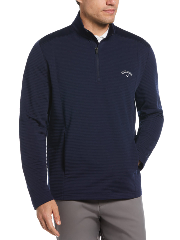 Big & Tall Ottoman Quarter Zip-Pullovers-Callaway