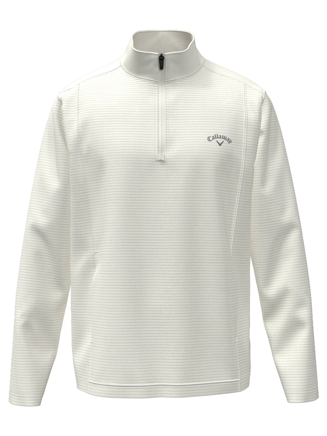 Big & Tall Ottoman Quarter Zip-Jackets-White Onyx-1X-Callaway