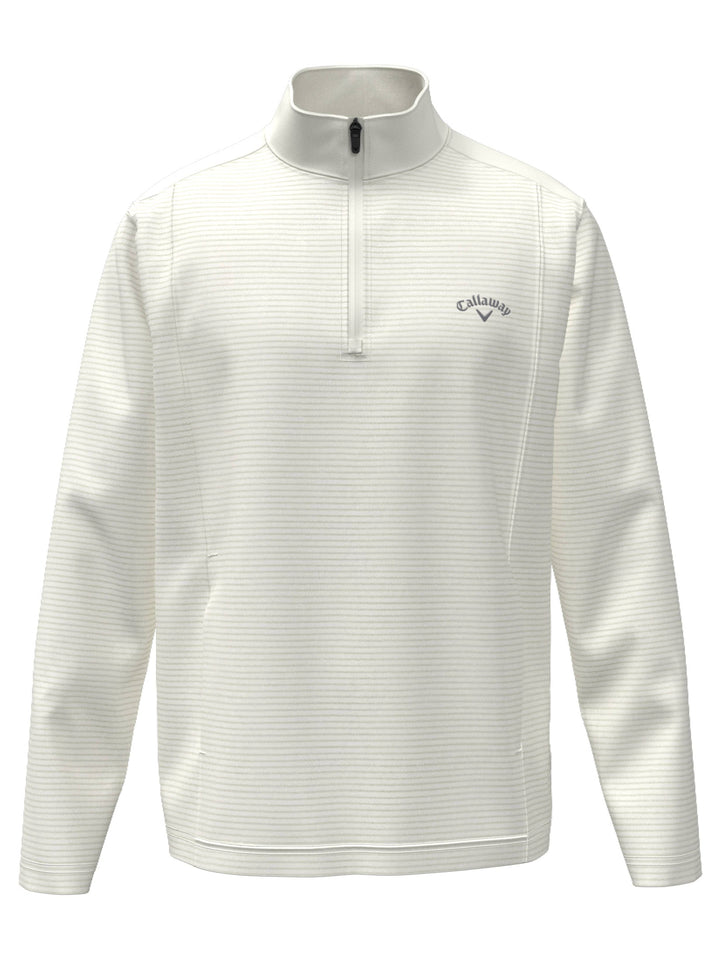 Big & Tall Ottoman Quarter Zip-Jackets-White Onyx-1X-Callaway