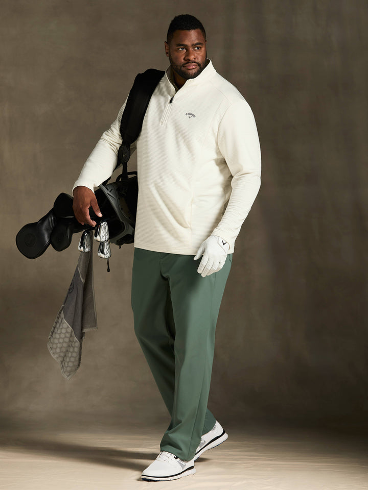 Big & Tall Ottoman Quarter Zip-Pullovers-Callaway
