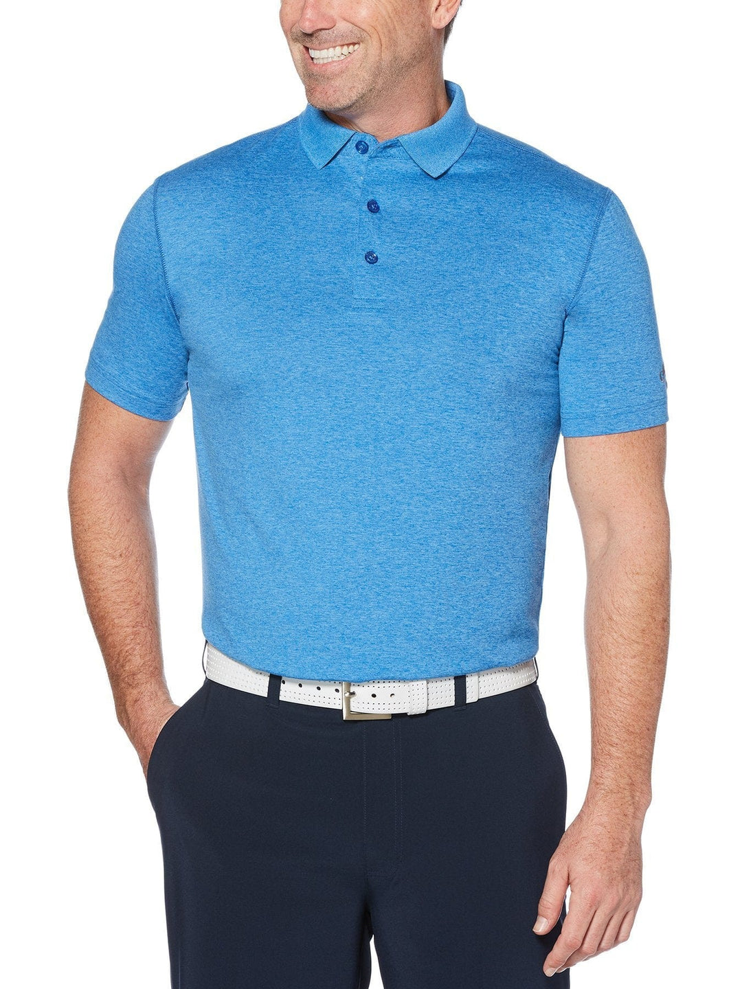 Big & Tall Performance Heathered Polo-Polos-Callaway