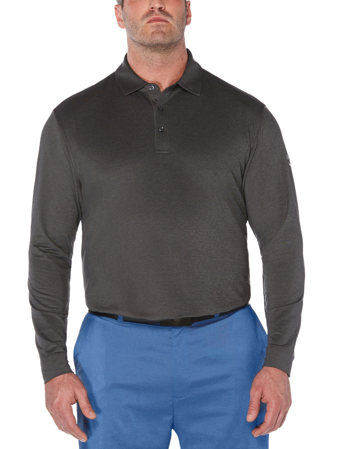 Big & Tall Performance Long Sleeve Polo-Polos-Callaway