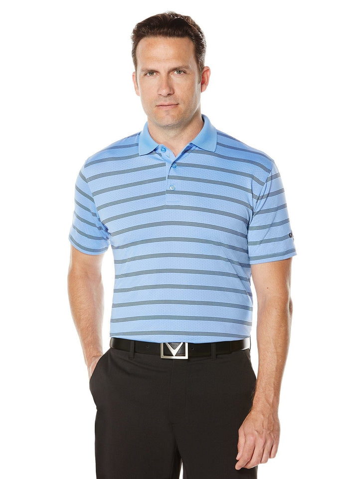 Big & Tall Performance Stripe Polo-Polos-Callaway