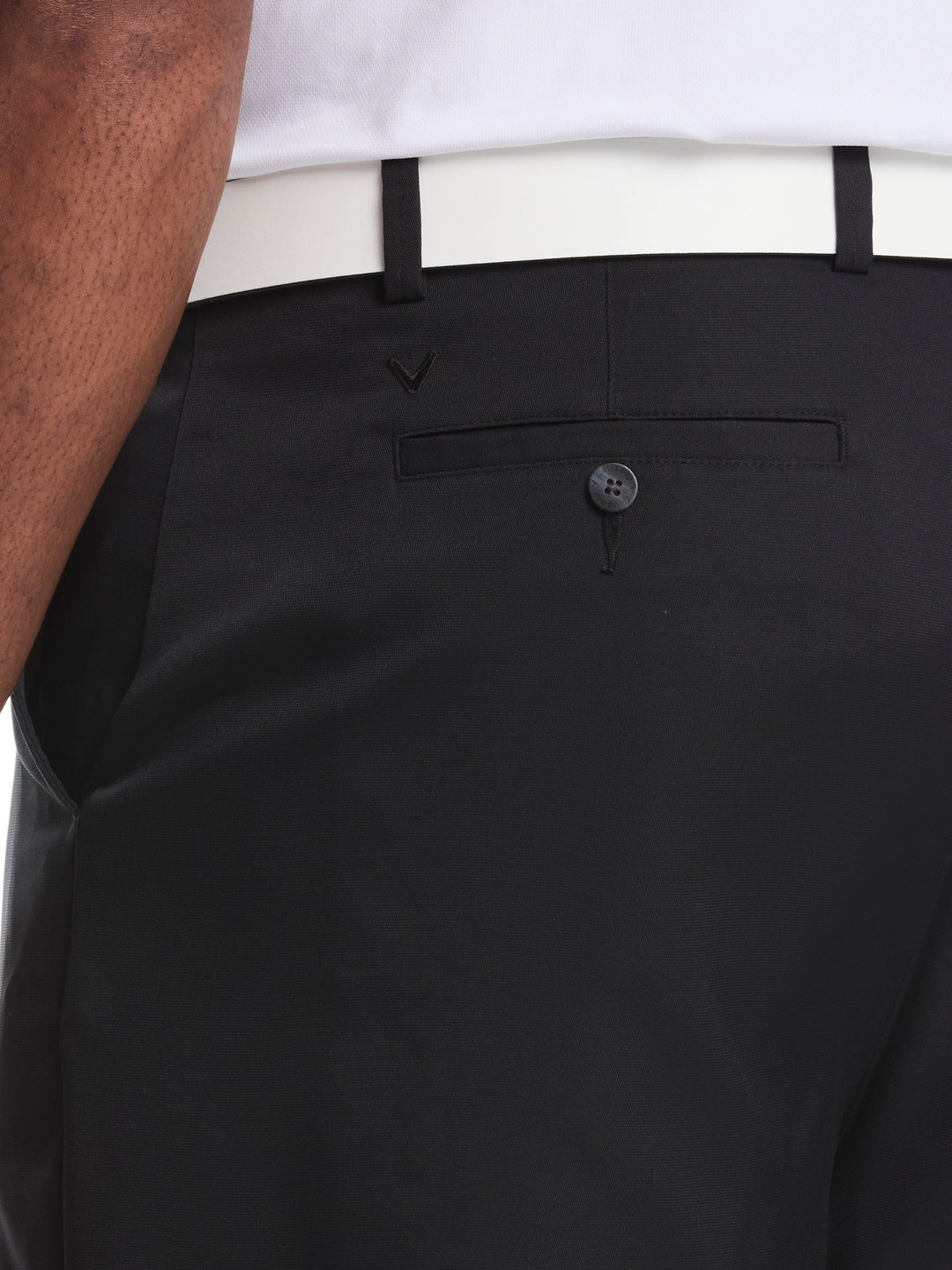 Men's Big & Tall Pro Spin 3.0 Performance Golf Shorts with Active Waistband (Caviar) 