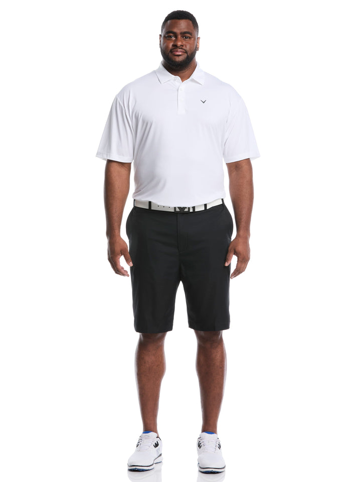 Men's Big & Tall Pro Spin 3.0 Performance Golf Shorts with Active Waistband (Caviar) 