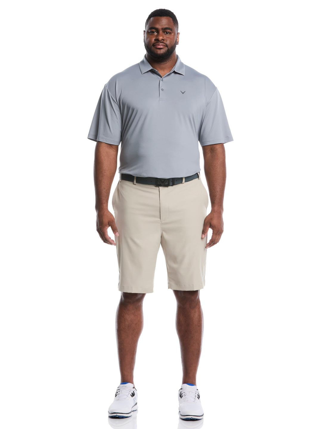 Men's Big & Tall Pro Spin 3.0 Performance Golf Shorts with Active Waistband (Plaza Taupe) 
