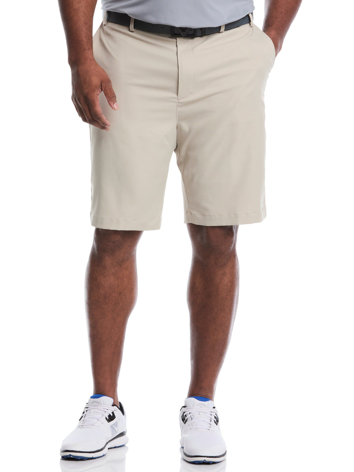 Men's Big & Tall Pro Spin 3.0 Performance Golf Shorts with Active Waistband (Plaza Taupe) 