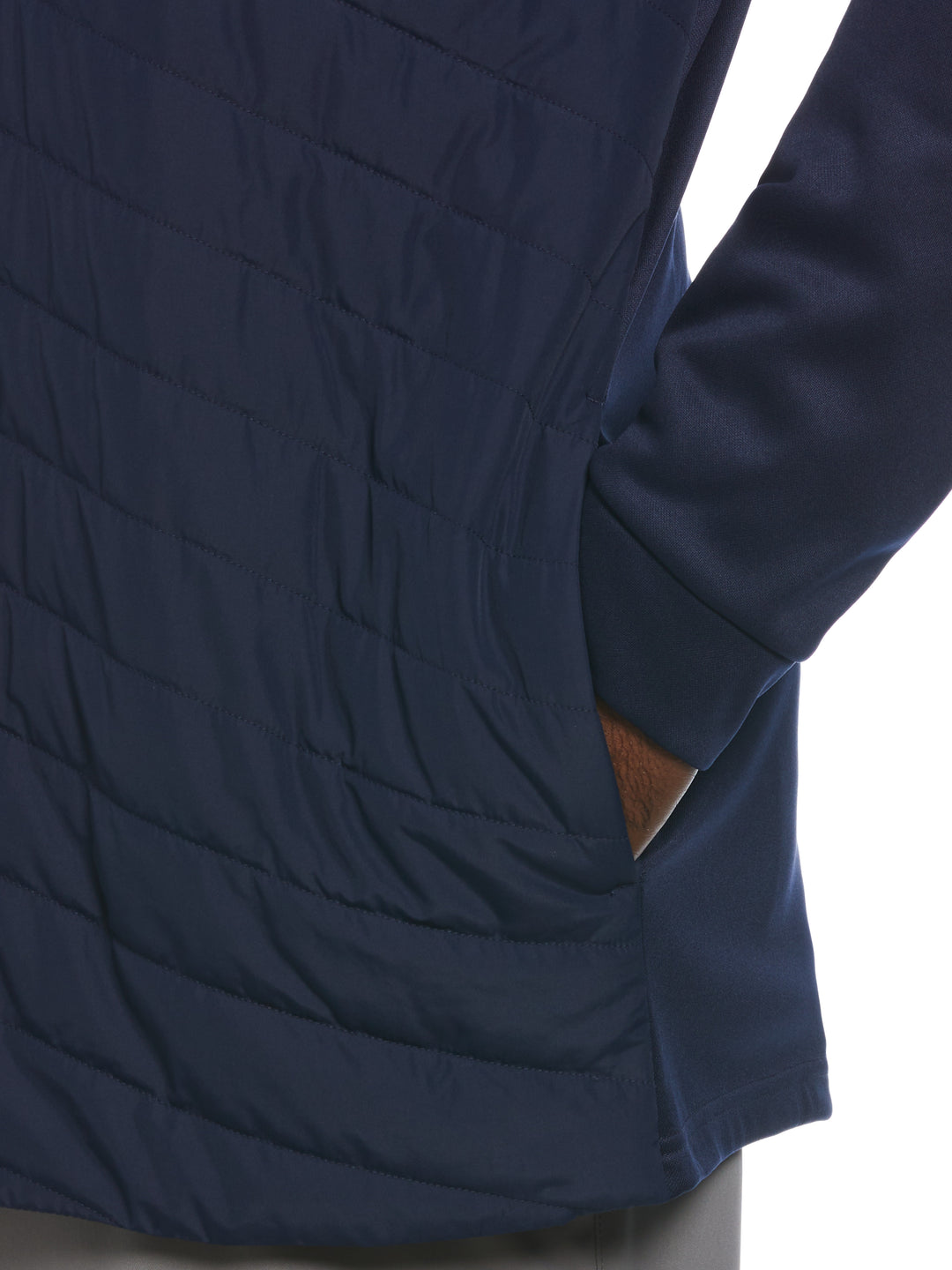 Quilted Golf Jacket (Peacoat) 