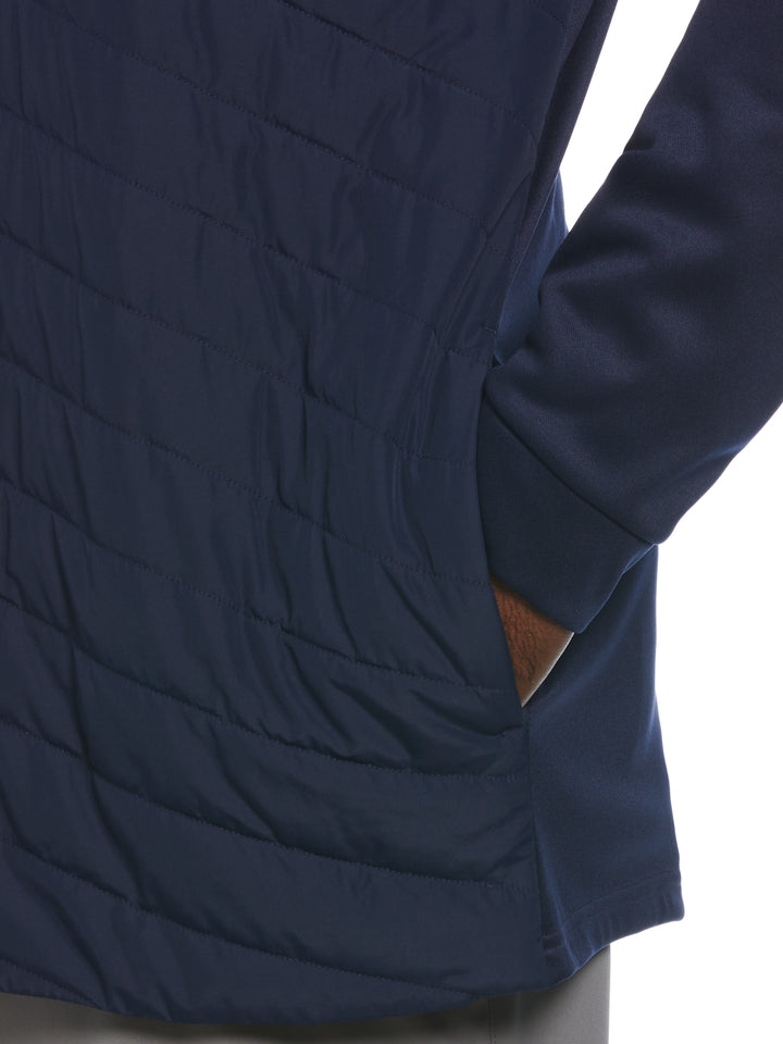 Quilted Golf Jacket (Peacoat) 