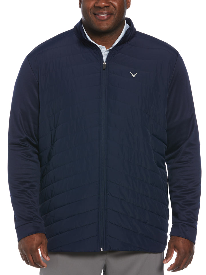 Quilted Golf Jacket (Peacoat) 