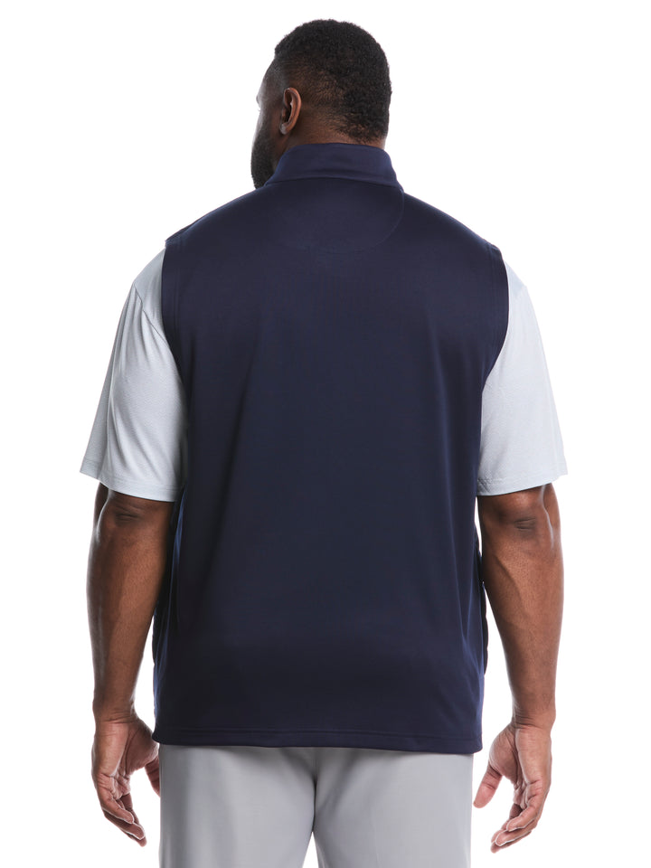 Quilted Golf Puffer Vest (Peacoat) 