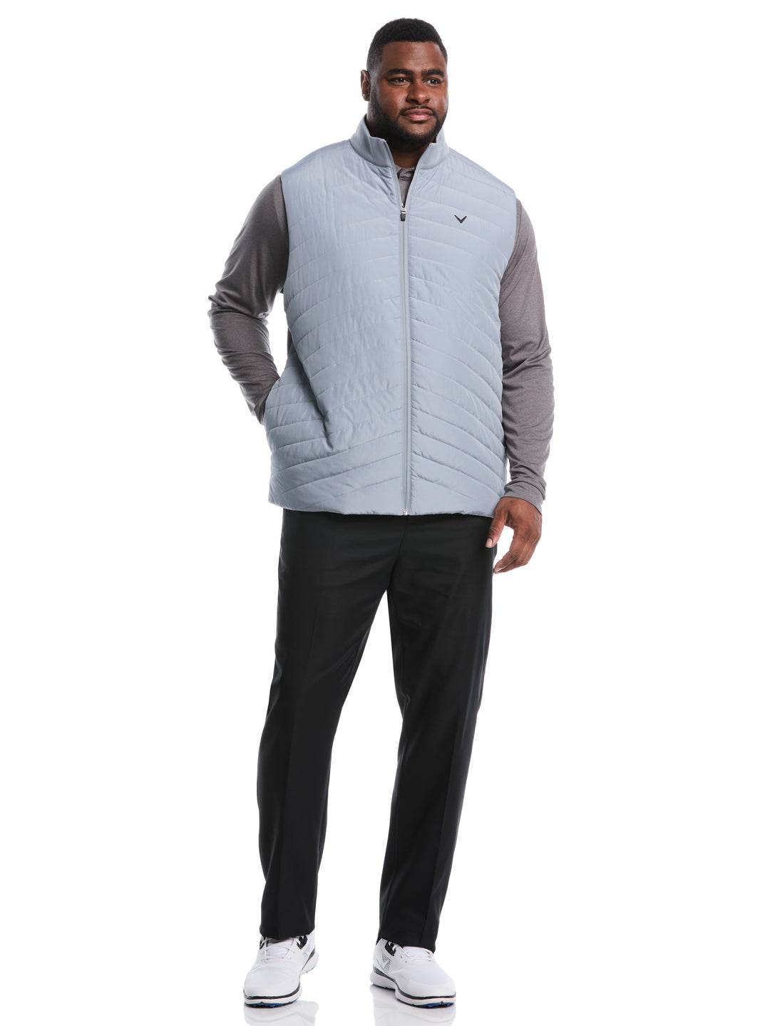 Quilted Golf Puffer Vest (Tradewinds) 