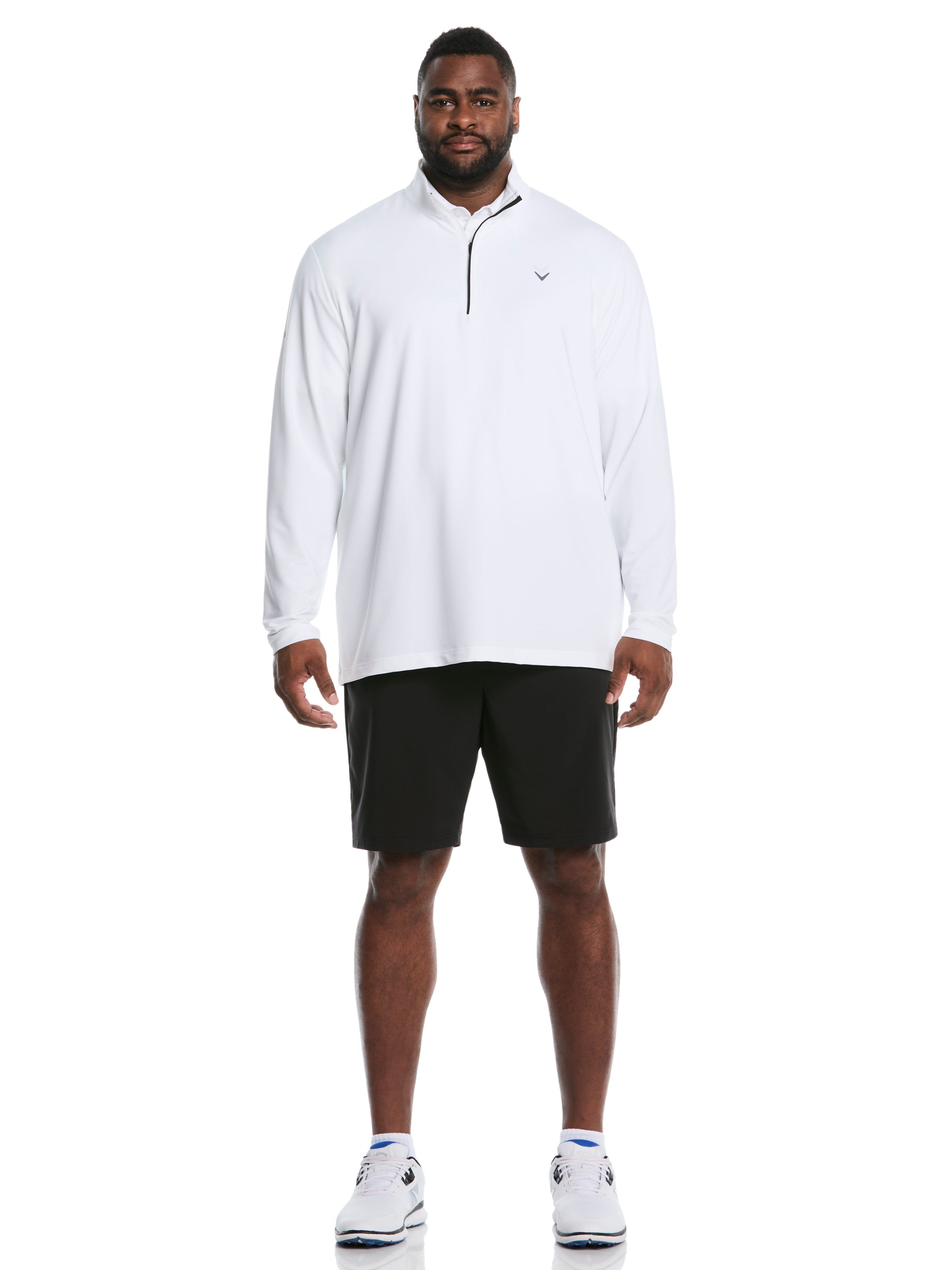 Big & Tall Solid Sun Quarter Zip Pullover – Callaway Apparel