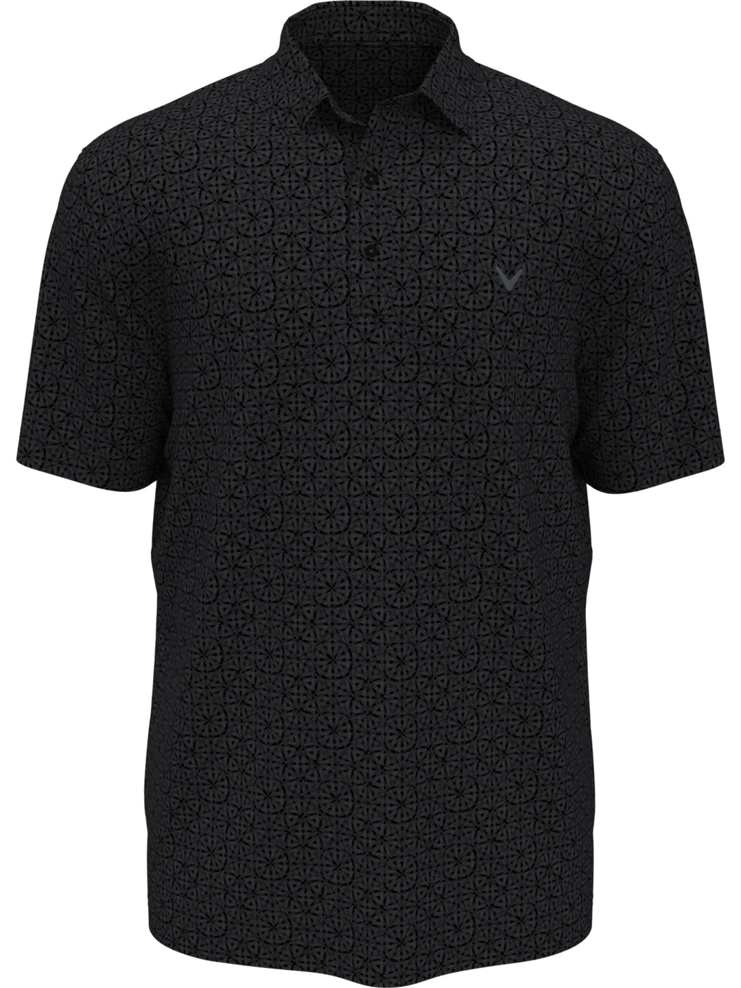 Big & Tall Stitched Foulard Print Golf Polo-Polos-Callaway