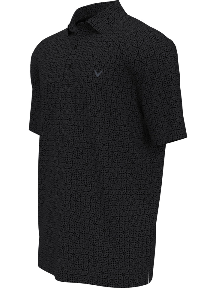 Big & Tall Stitched Foulard Print Golf Polo-Polos-Callaway