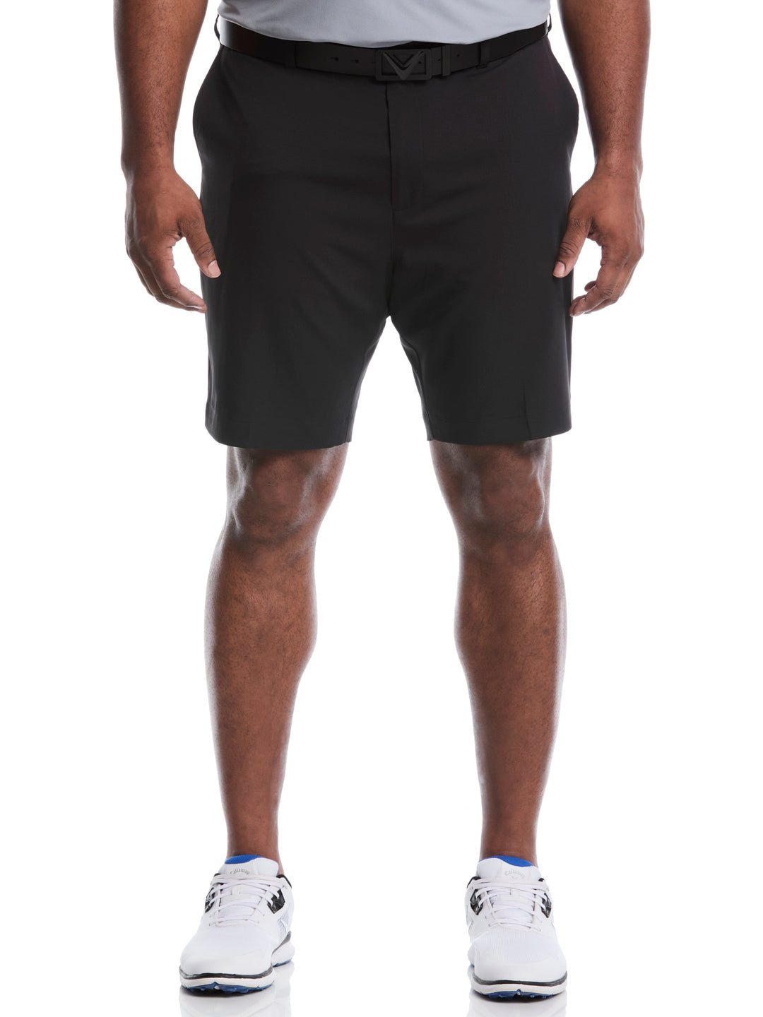 Opti-Stretch Solid Short with Active Waistband (Caviar) 