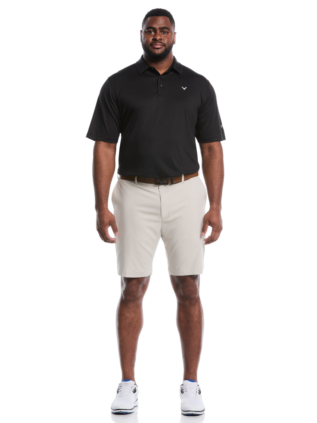 Opti-Stretch Solid Short with Active Waistband (Silver Lining) 