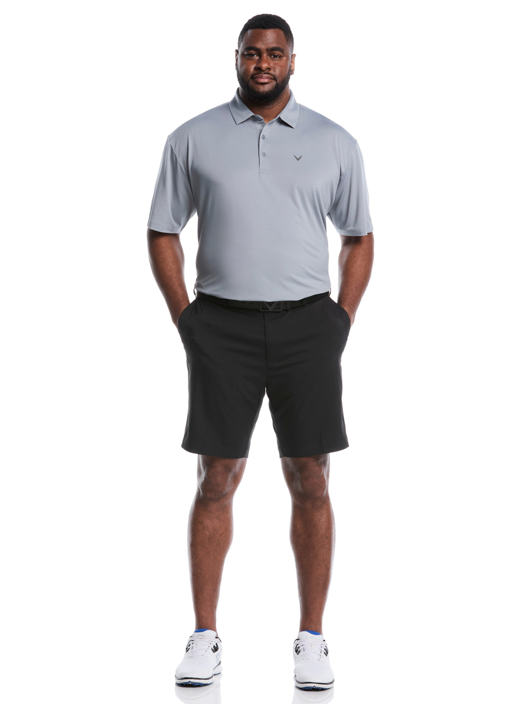 Opti-Stretch Solid Short with Active Waistband (Caviar) 