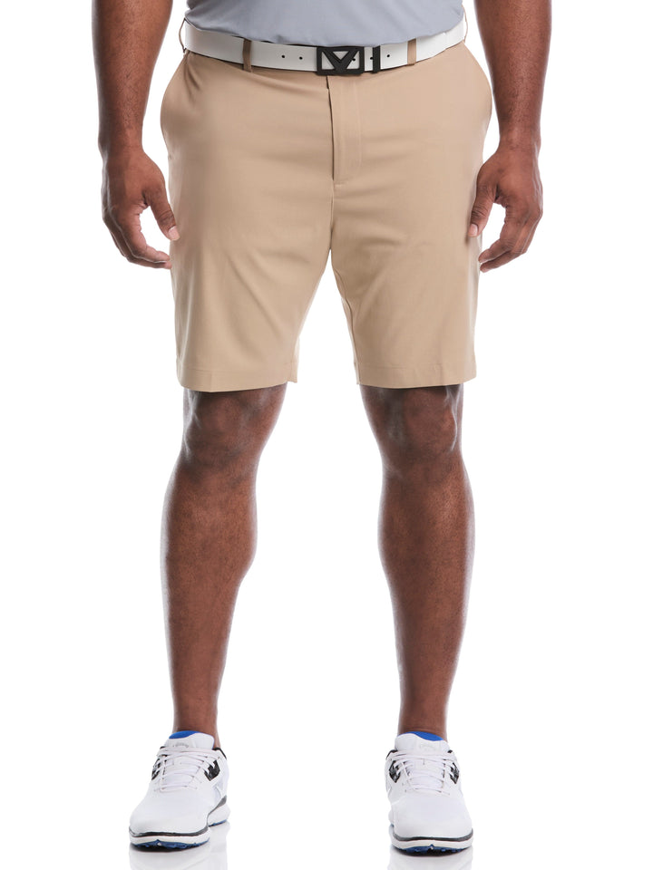 Opti-Stretch Solid Short with Active Waistband (Chinchilla) 