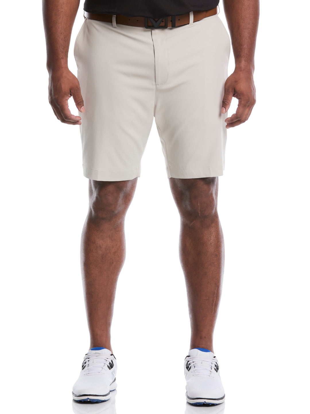 Opti-Stretch Solid Short with Active Waistband (Silver Lining) 