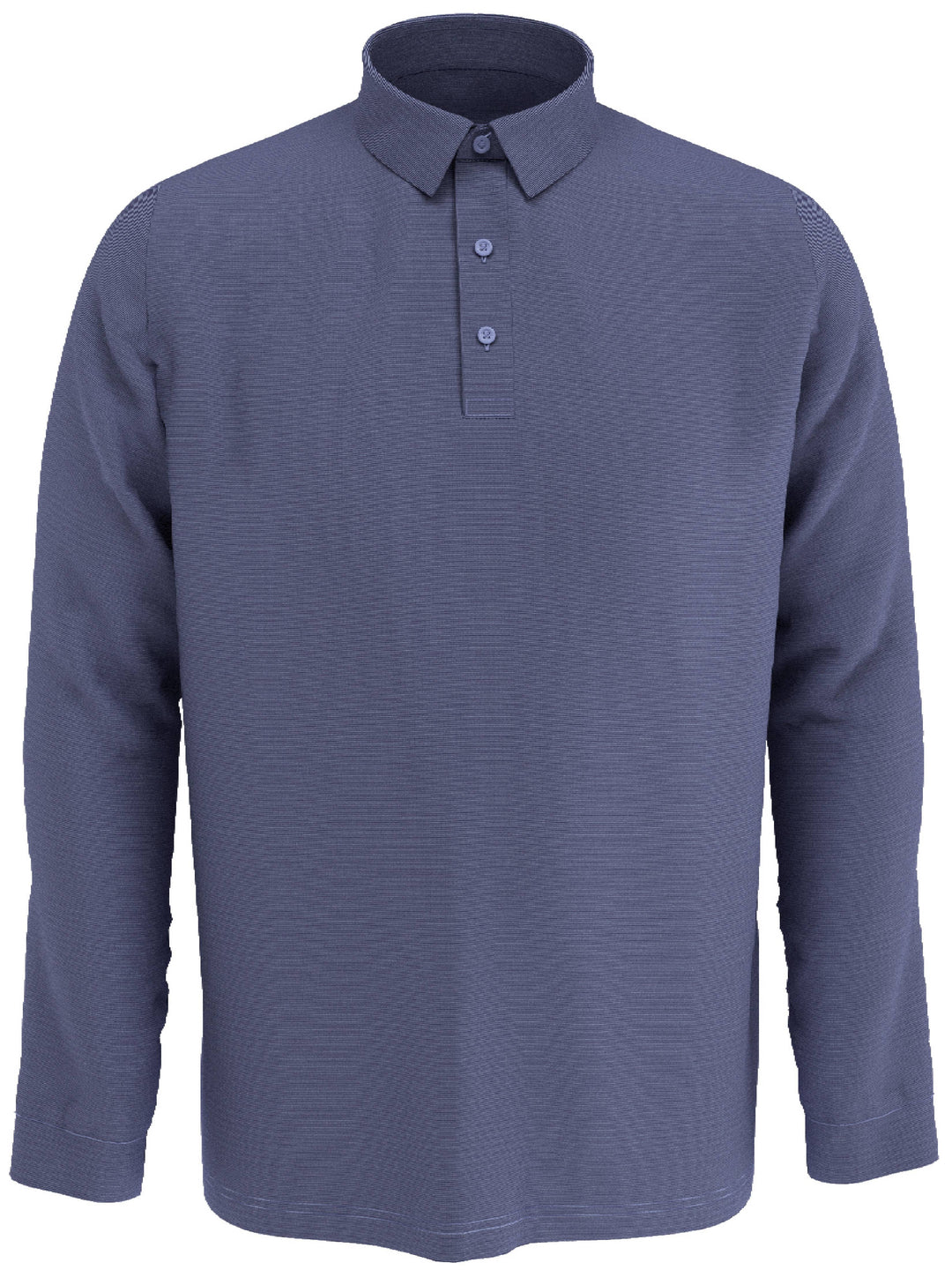 Big & Tall Swing Tech™ Essential Long Sleeve Polo-Polos-Navy Chambry Htr-1X-Callaway