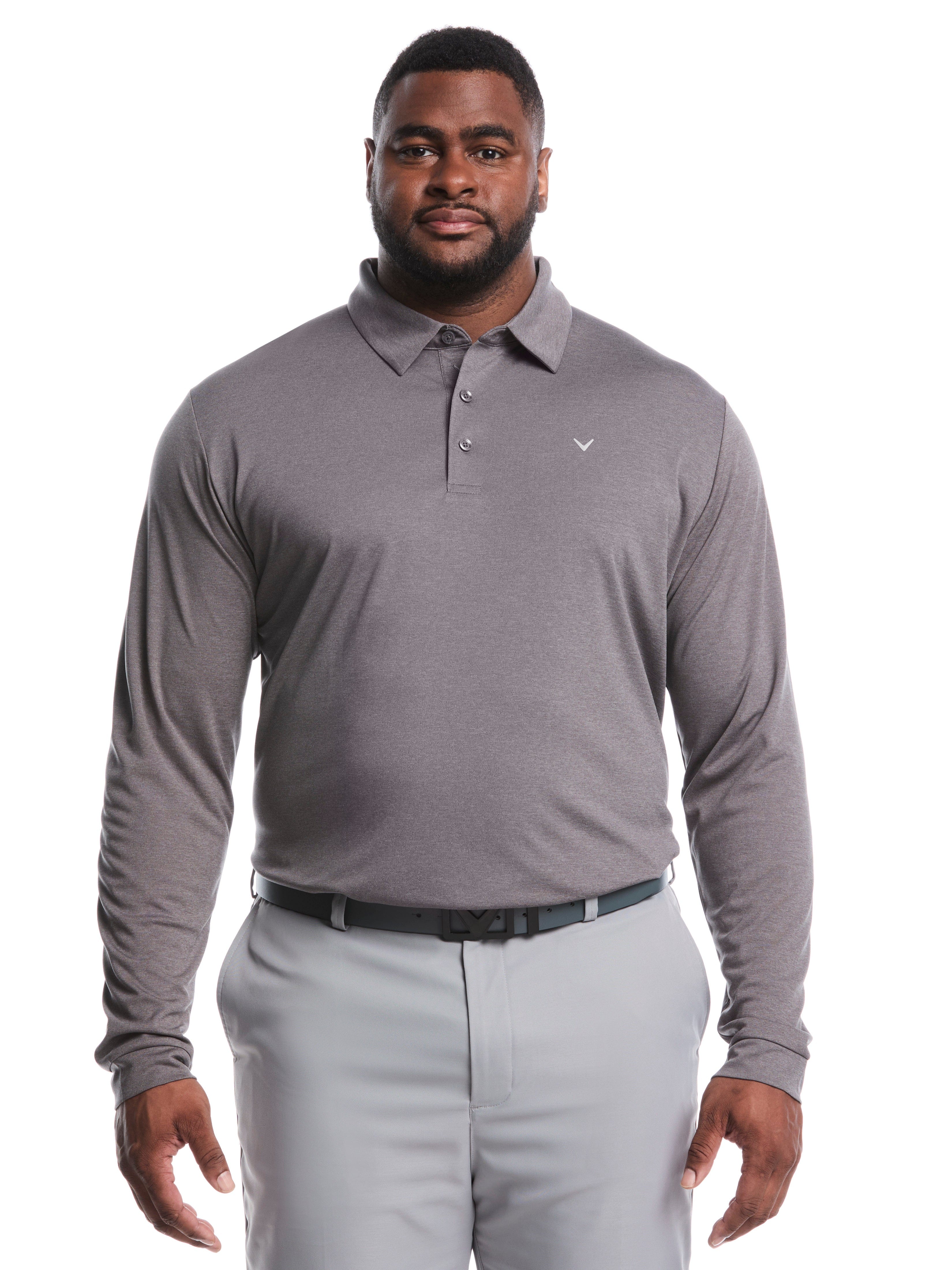 Big & Tall Swing Tech™ Essential Long Sleeve Polo – Callaway Apparel