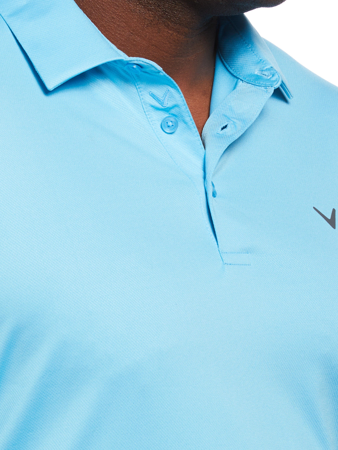 Big & Tall Solid Swing Tech Golf Polo Shirt (Blue Grotto) 