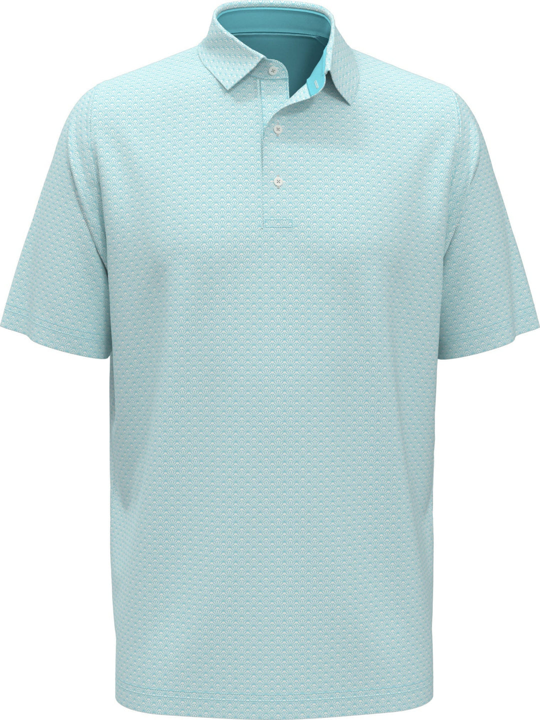 Big & Tall Trademark Print Golf Polo-Polos-Blue Radiance-1X-Callaway