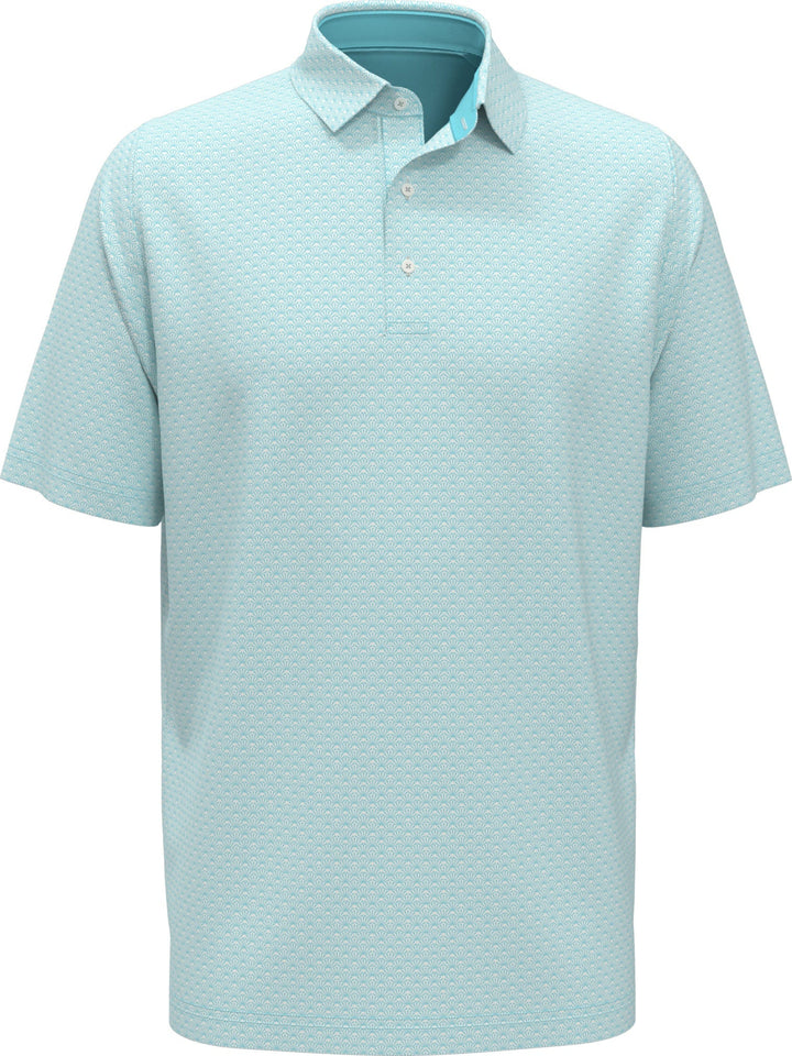 Big & Tall Trademark Print Golf Polo-Polos-Blue Radiance-1X-Callaway