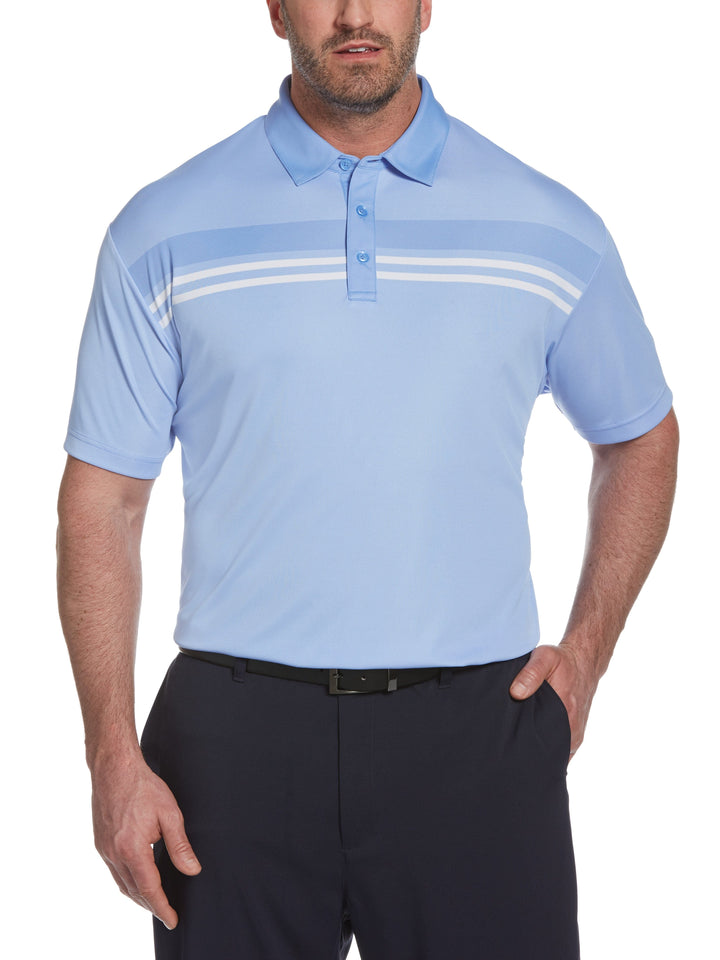 Big & Tall Yarn Dyed Birdseye Color Block Polo-Polos-Callaway