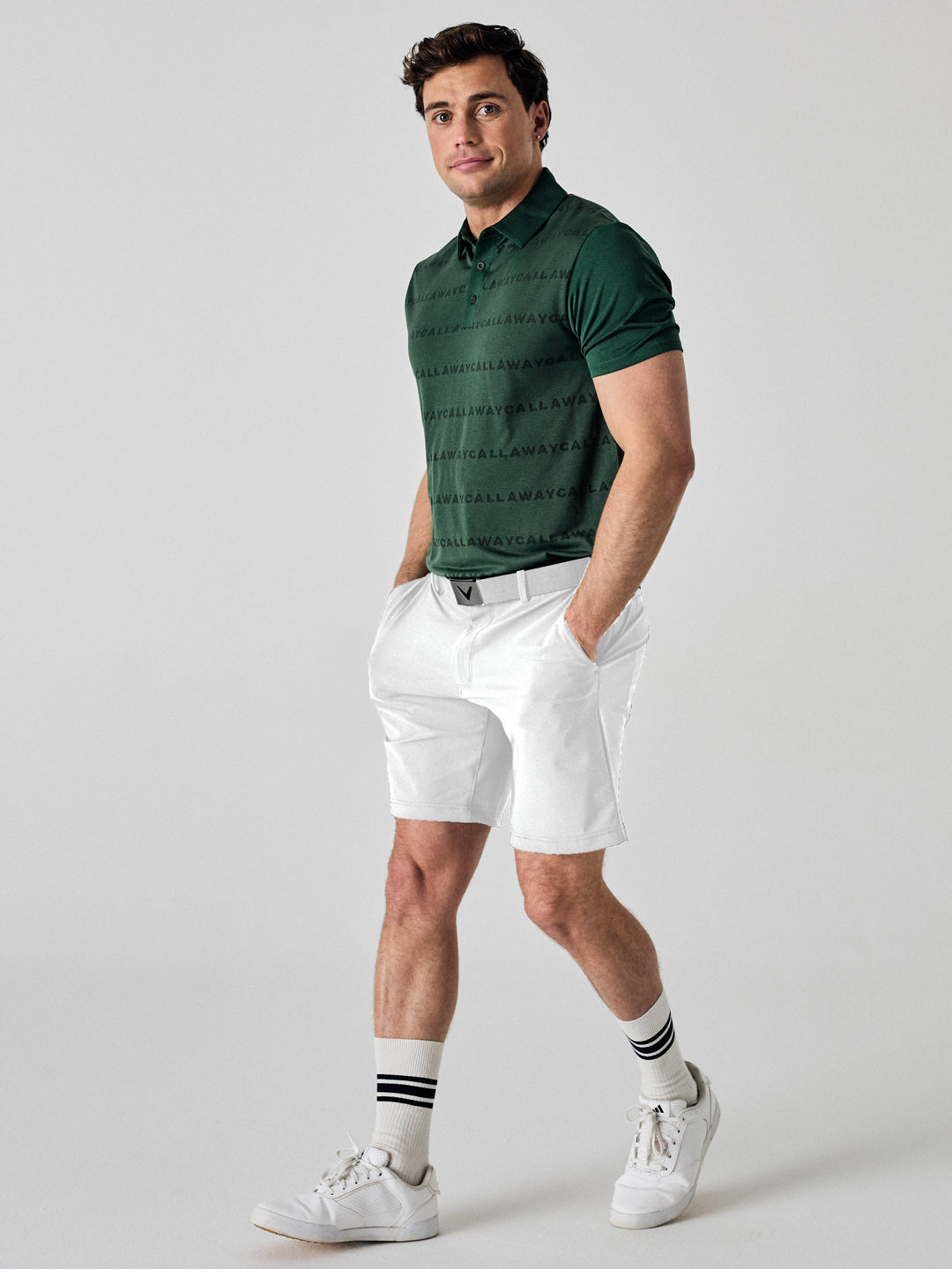 Callaway Legacy Collection™ Mens Pull-On Golf Short-Shorts-Bright White-S-Callaway