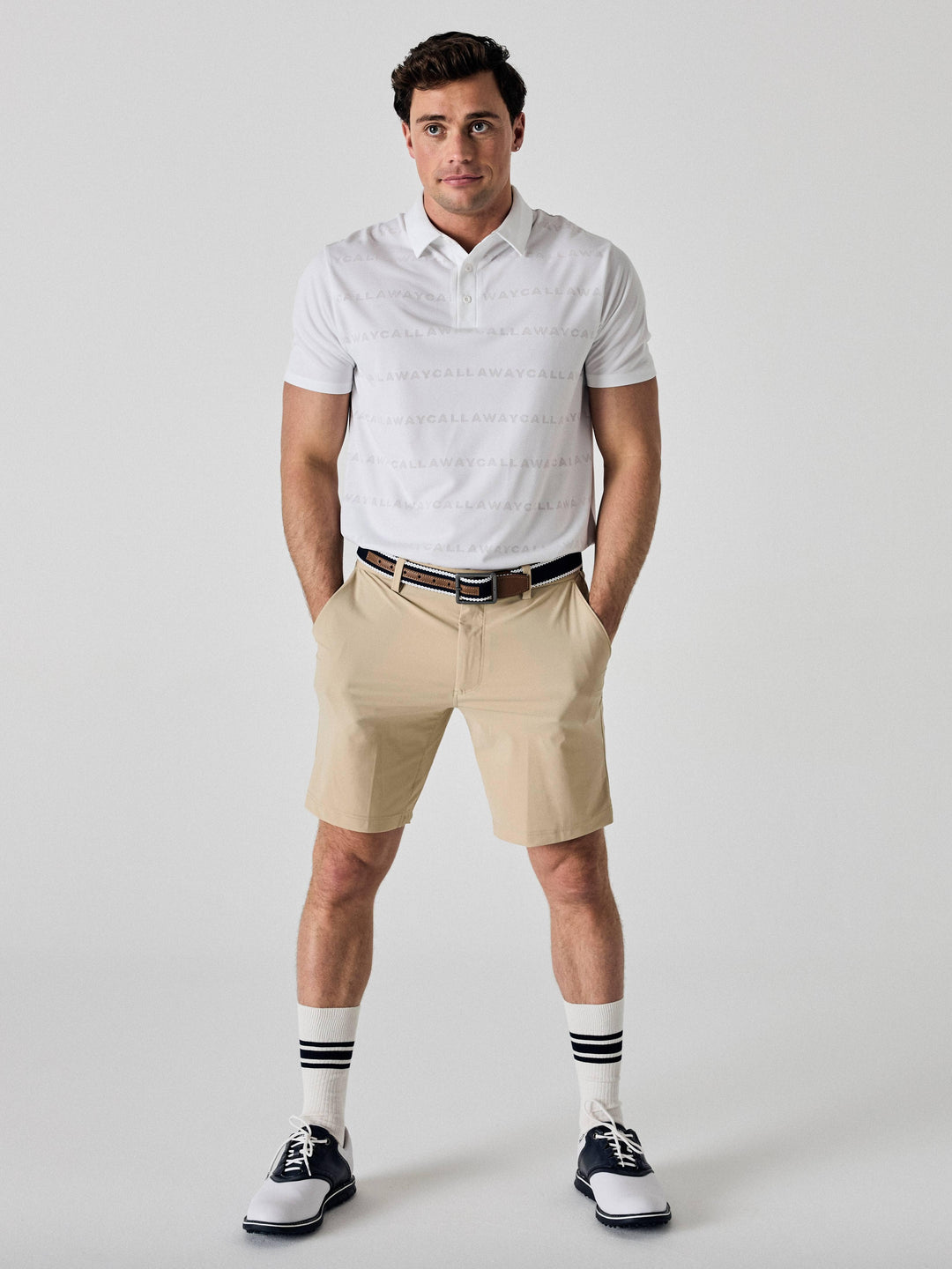 Callaway Legacy Collection™ Mens 9" Pull-On Golf Short-Shorts-Fields Of Rye-S-Callaway