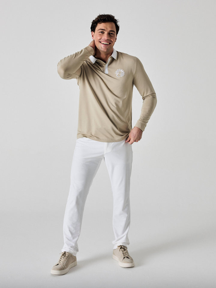 Callaway Legacy Collection™ Mens Block Mixed Media Golf Polo-Polos-Callaway