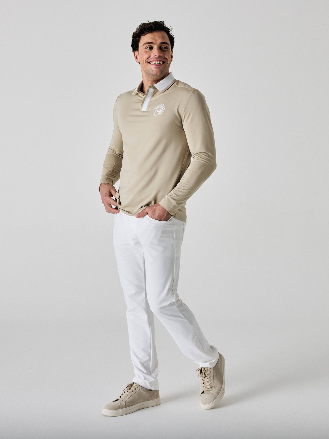 Callaway Legacy Collection™ Mens Block Mixed Media Golf Polo-Polos-Callaway