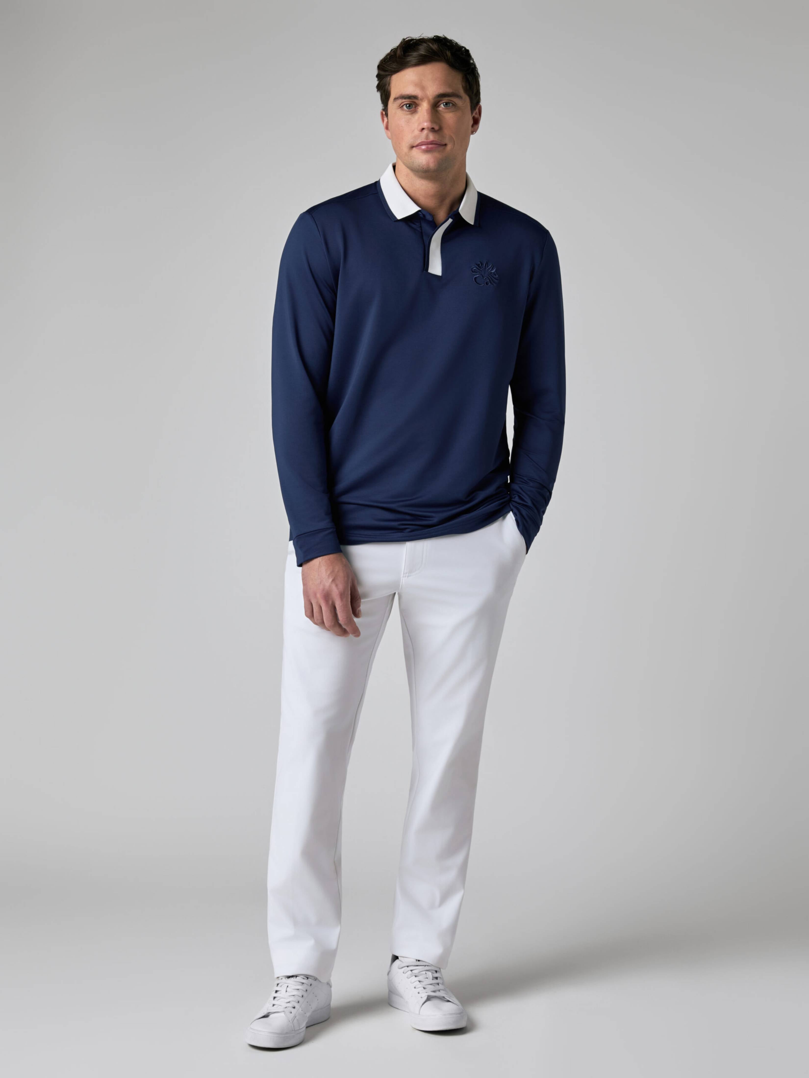 Callaway Legacy Collection™ Mens Block Mixed Media Golf Polo