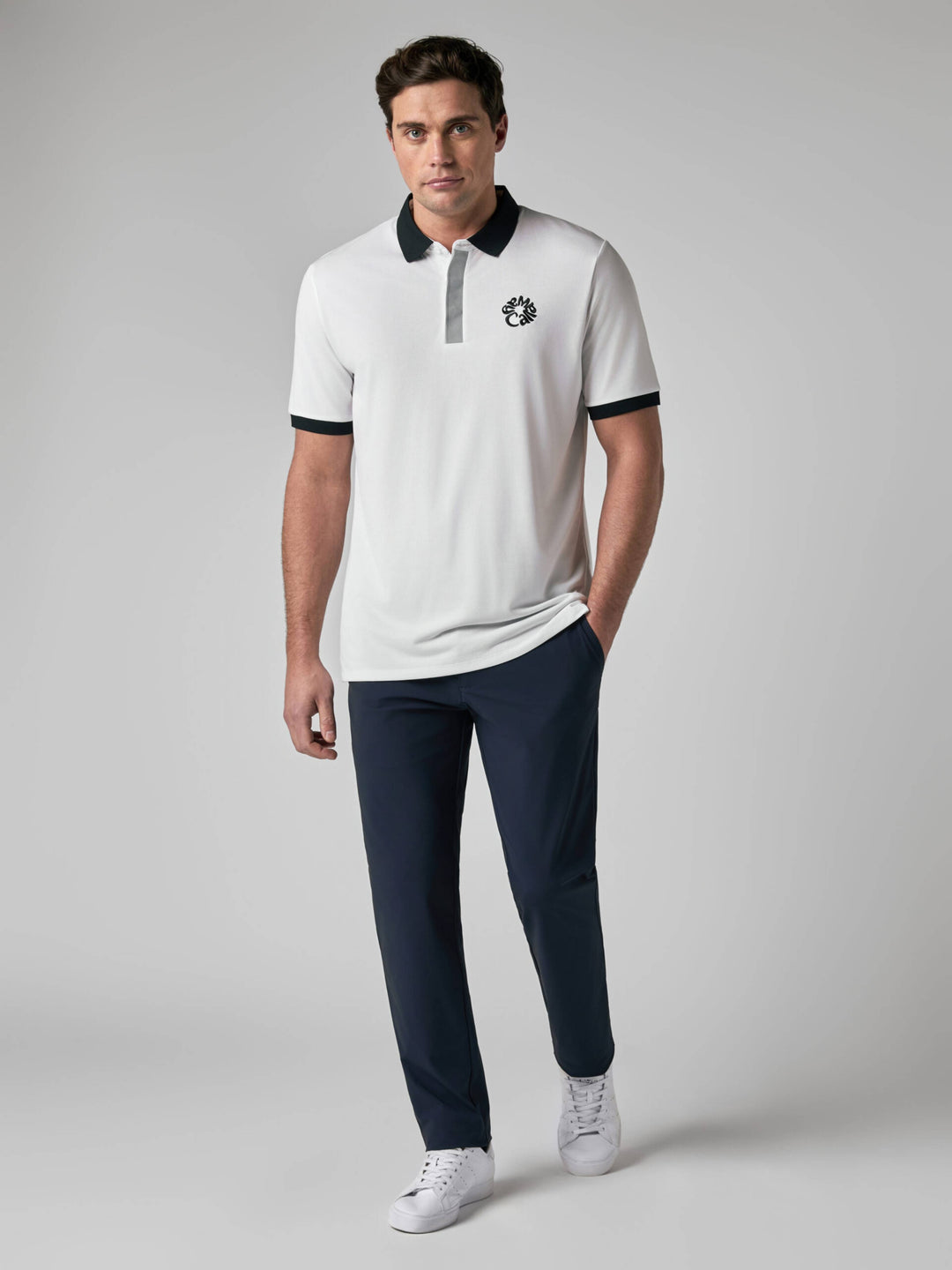 Callaway Legacy Collection™ Blocked Logo Collar Golf Polo-Polos-Callaway