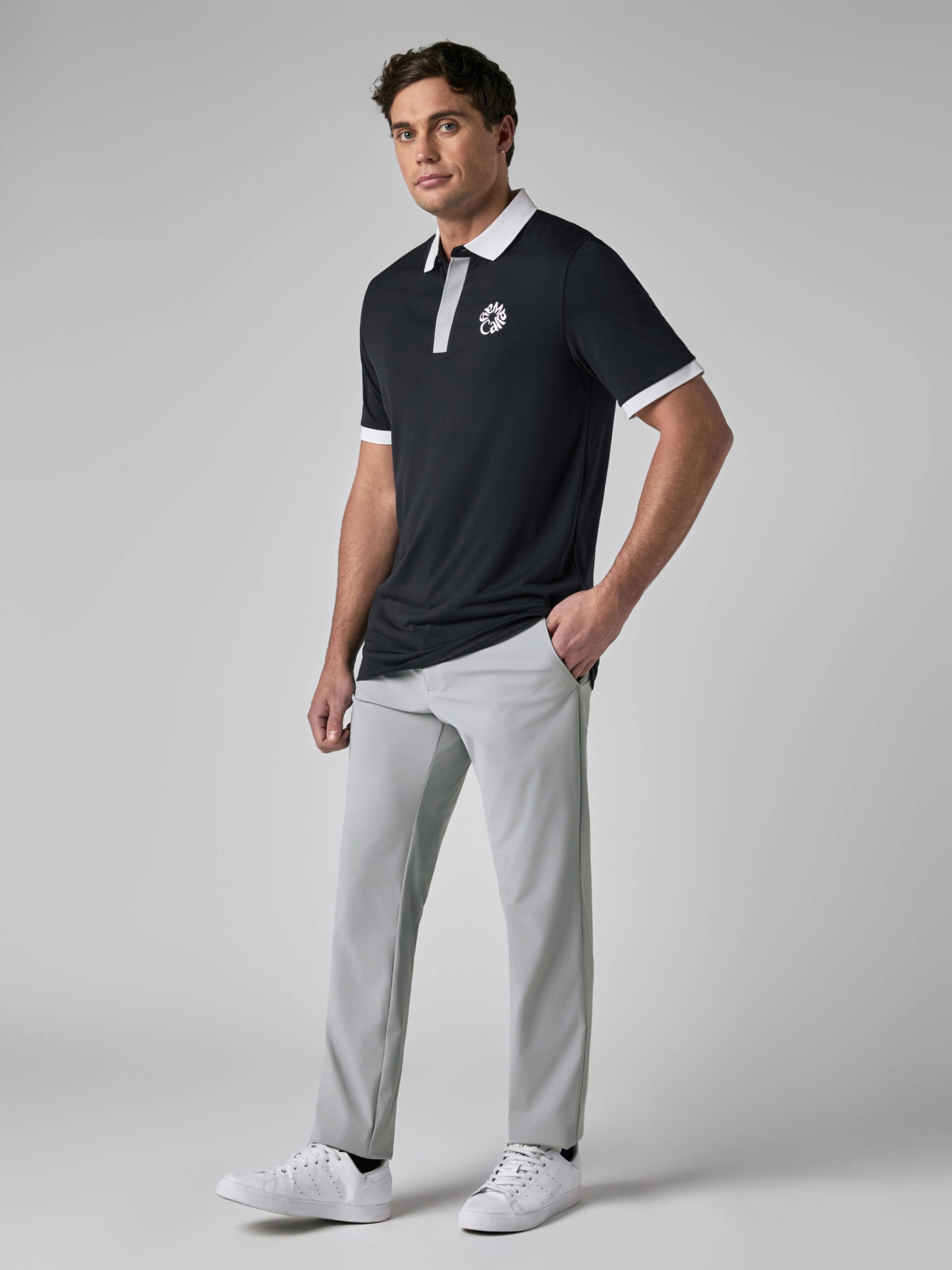 Callaway Legacy Collection™ Mens Blocked Logo Collar Golf Polo