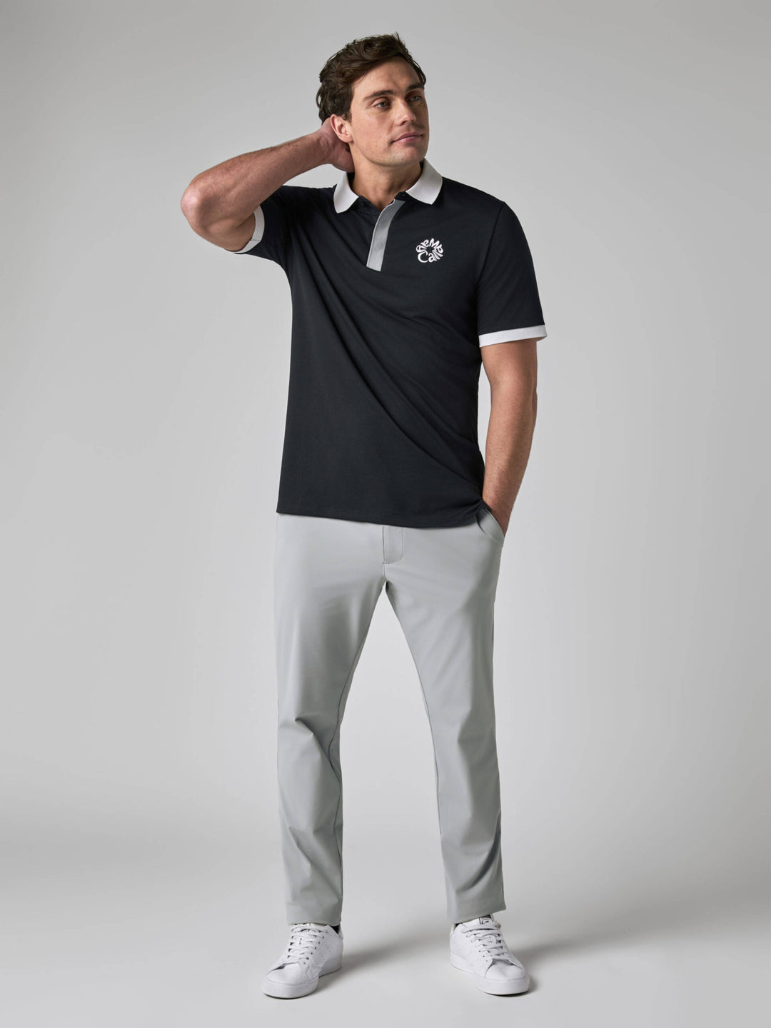 Callaway Legacy Collection™ Blocked Logo Collar Golf Polo-Polos-Callaway