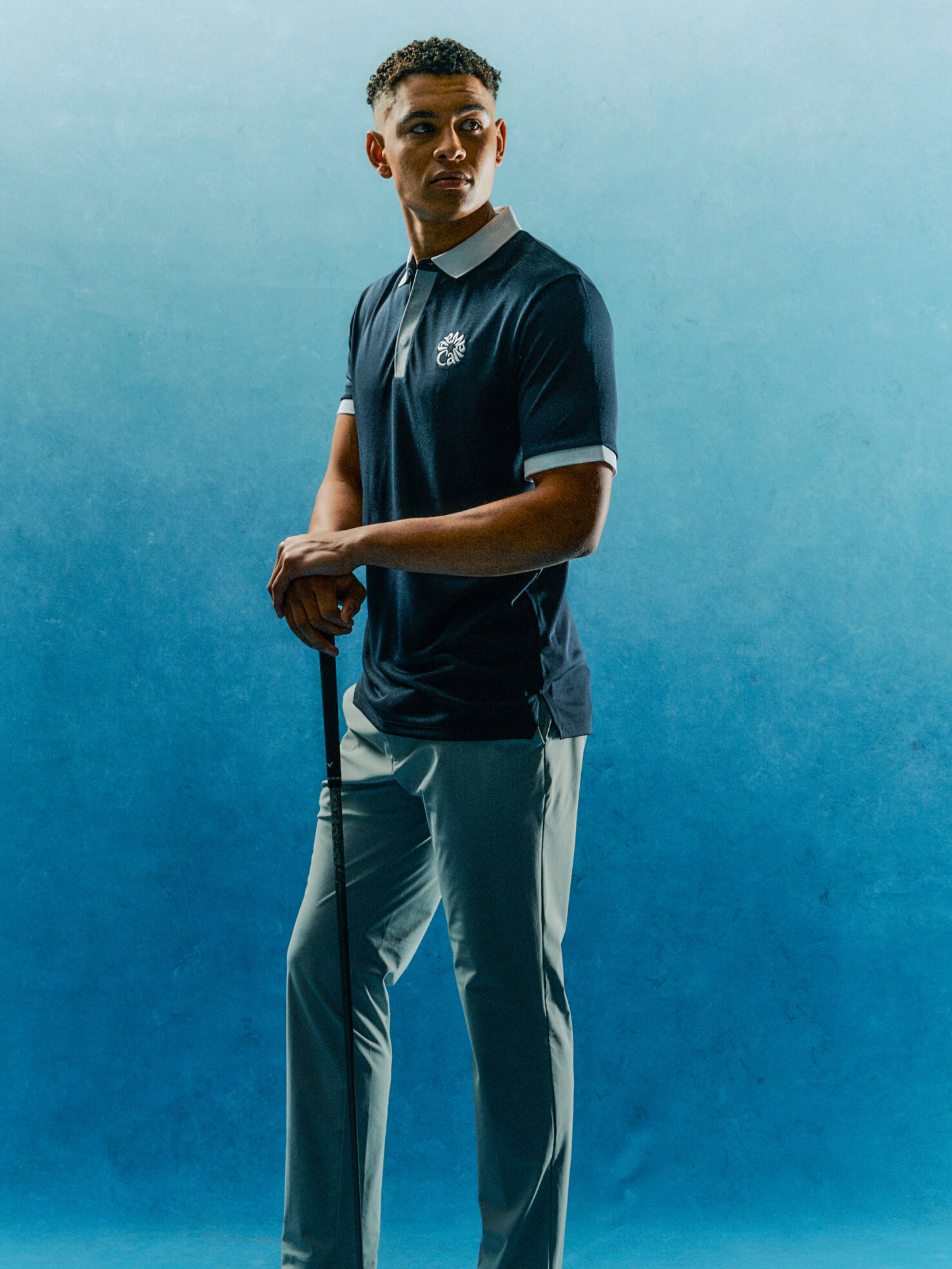 Callaway Legacy Collection™ Mens Blocked Logo Collar Golf Polo